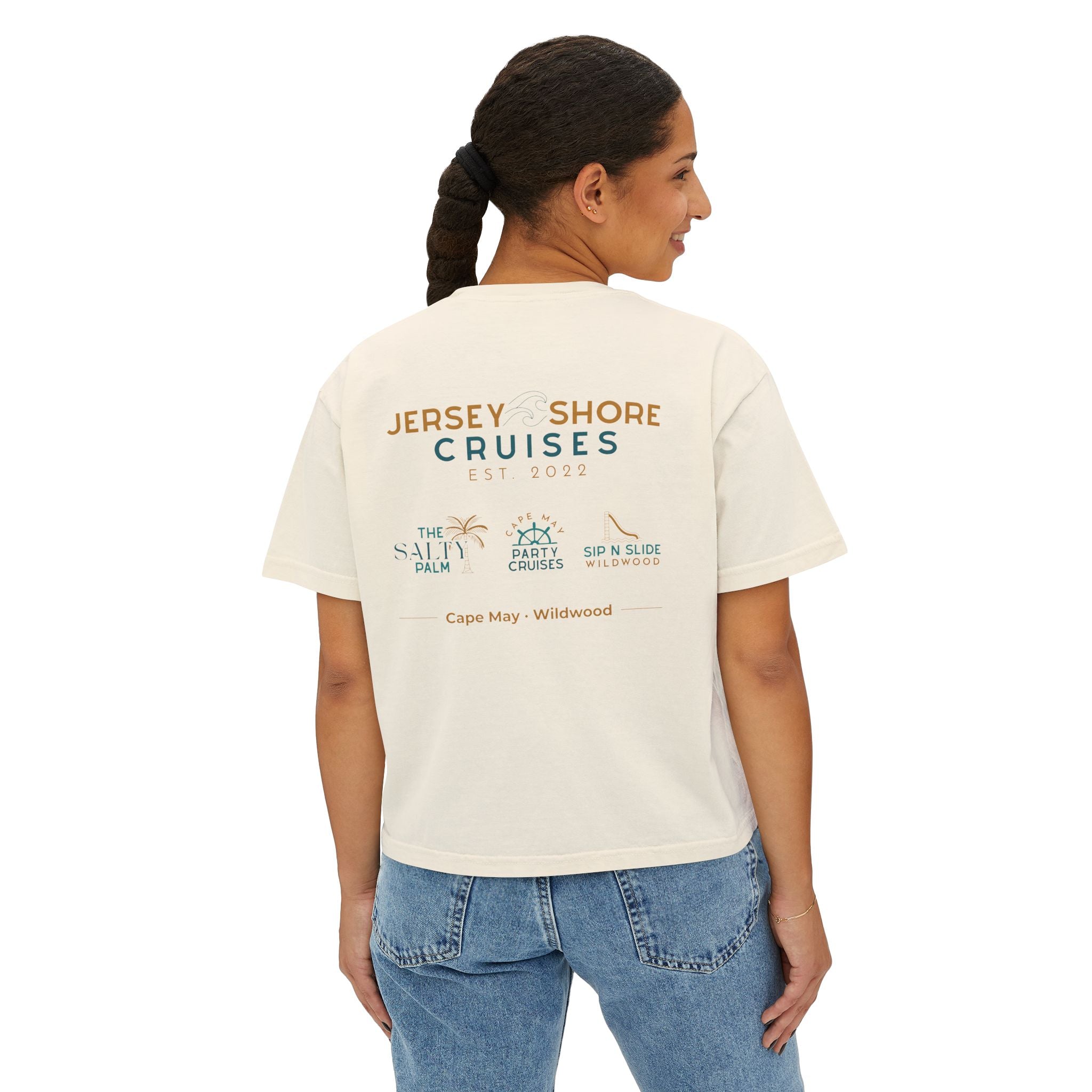 Jersey Shore Cruises Tee | Cape May Wildwood logo tee