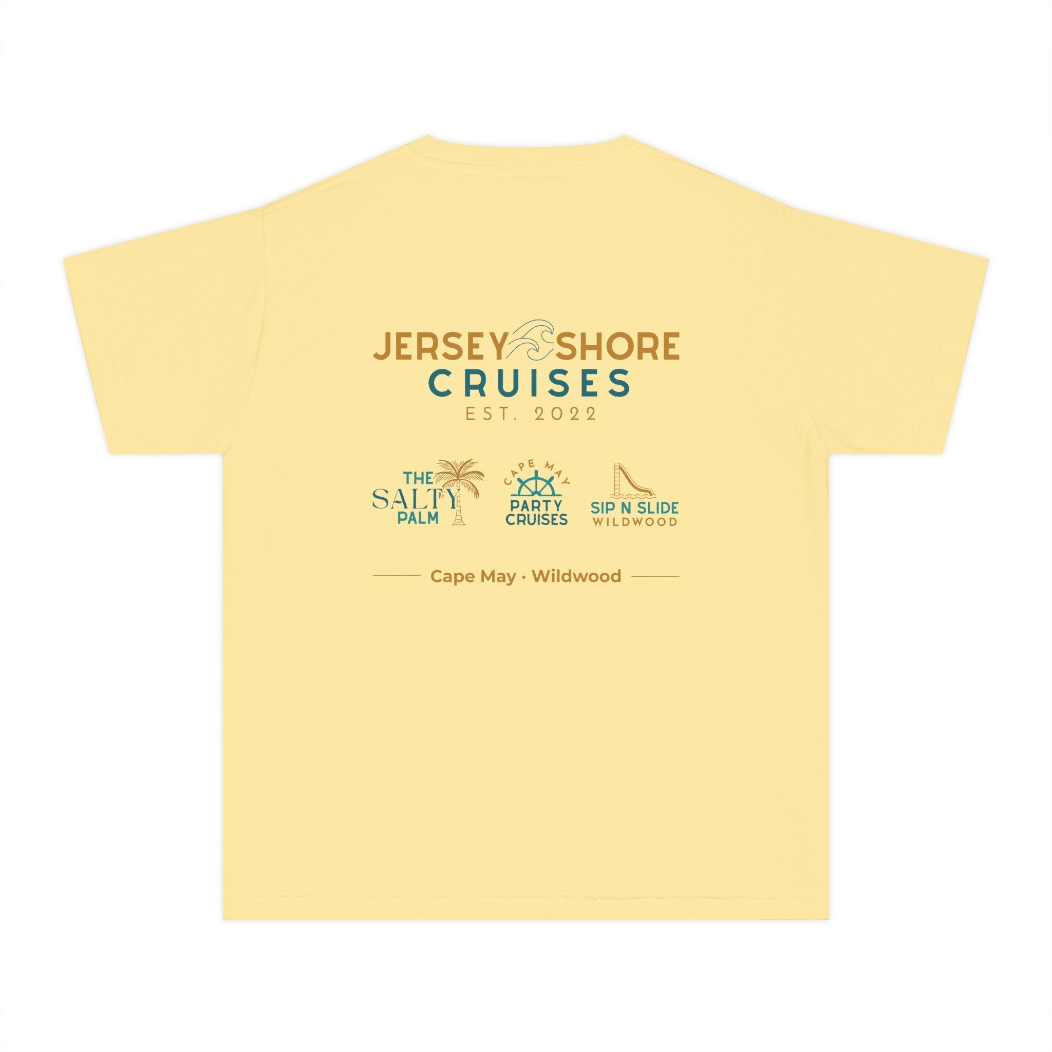 Youth Tee — Jersey Shore Cruises "EST 2022" Sunshine Club Shirt