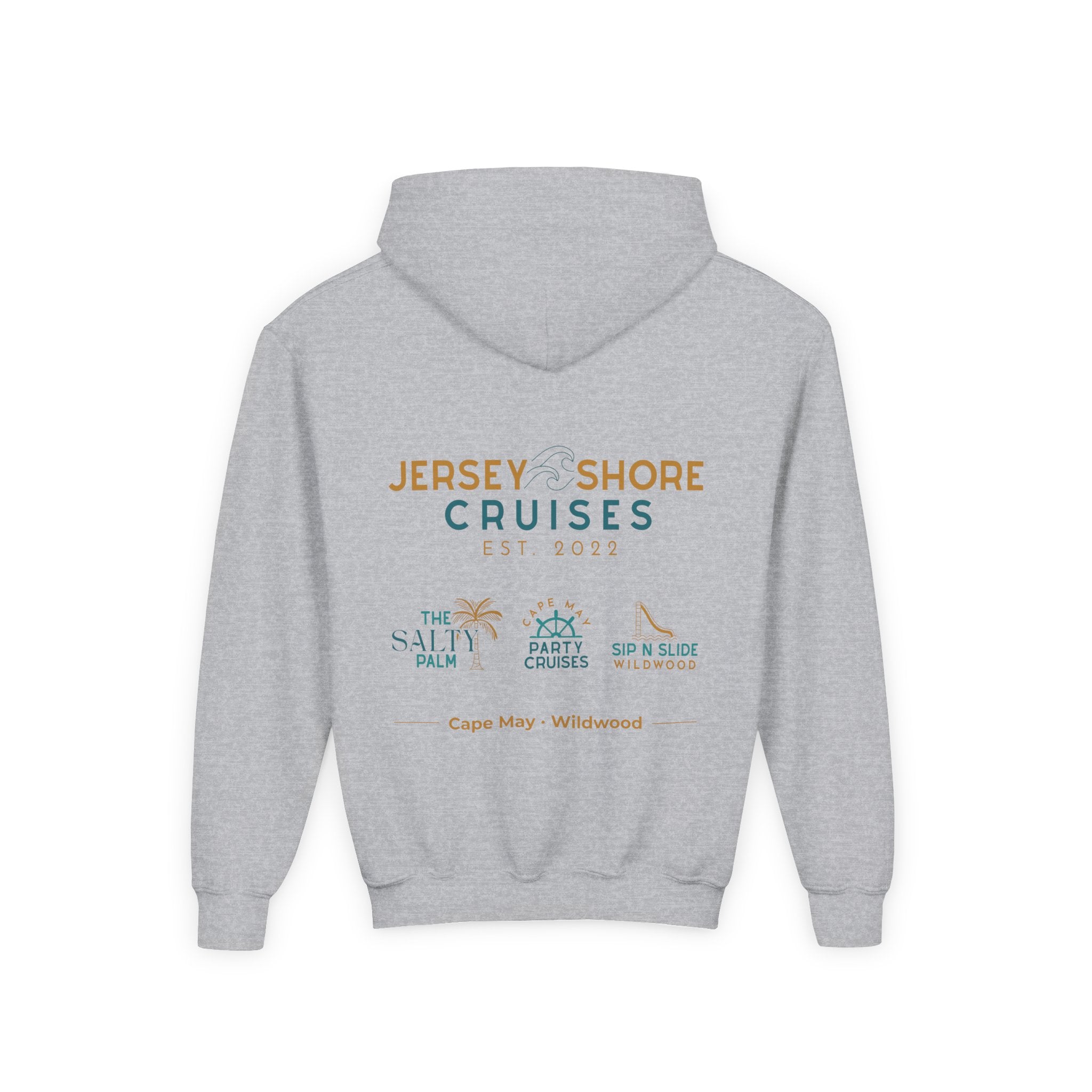 Youth Hoodie — Jersey Shore Cruises Logo Pullover (EST. 2022)