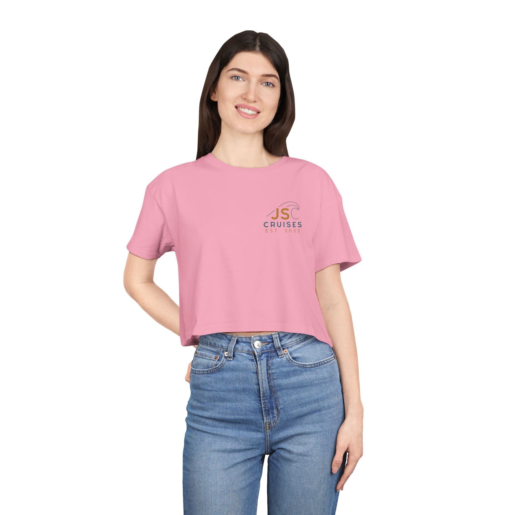 Jersey Shore Cruises Crop Tee