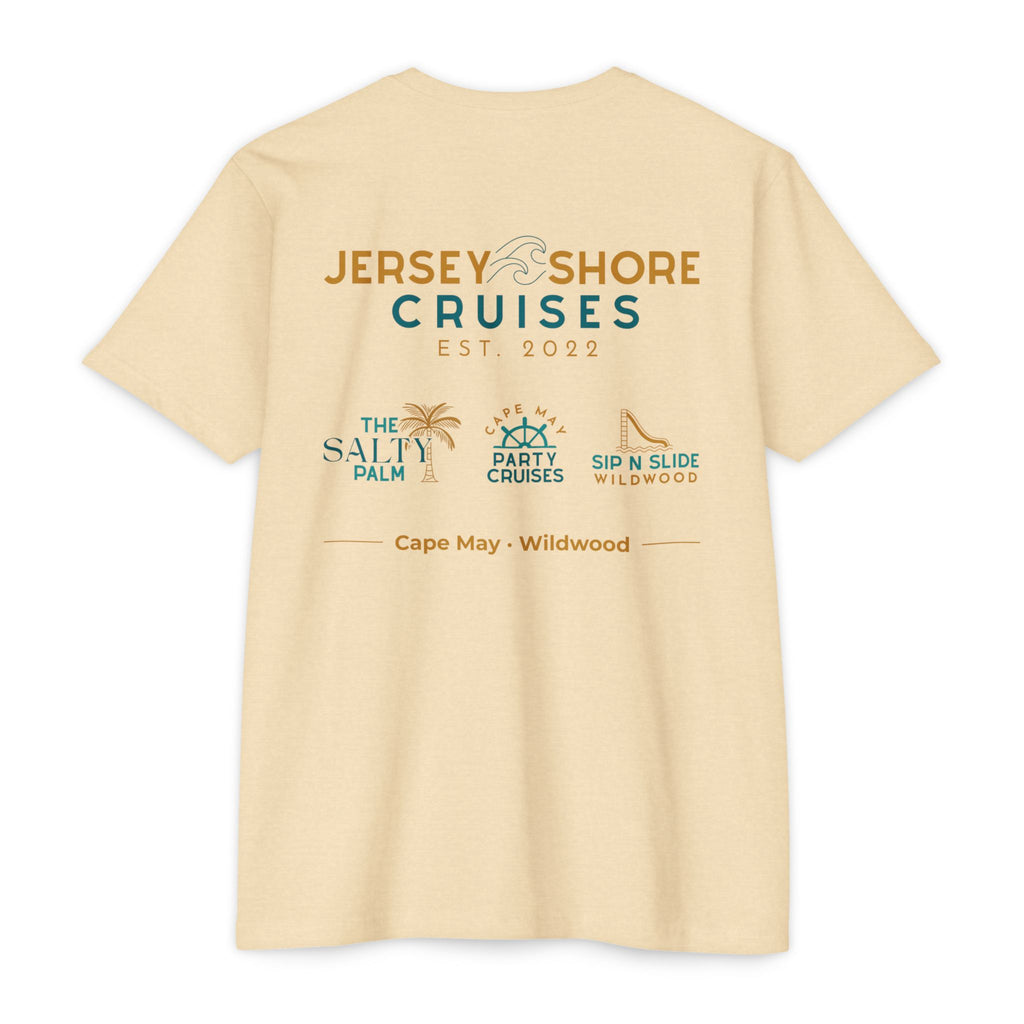 Jersey Shore Cruises T-Shirt — Cape May & Wildwood Beach Souvenir