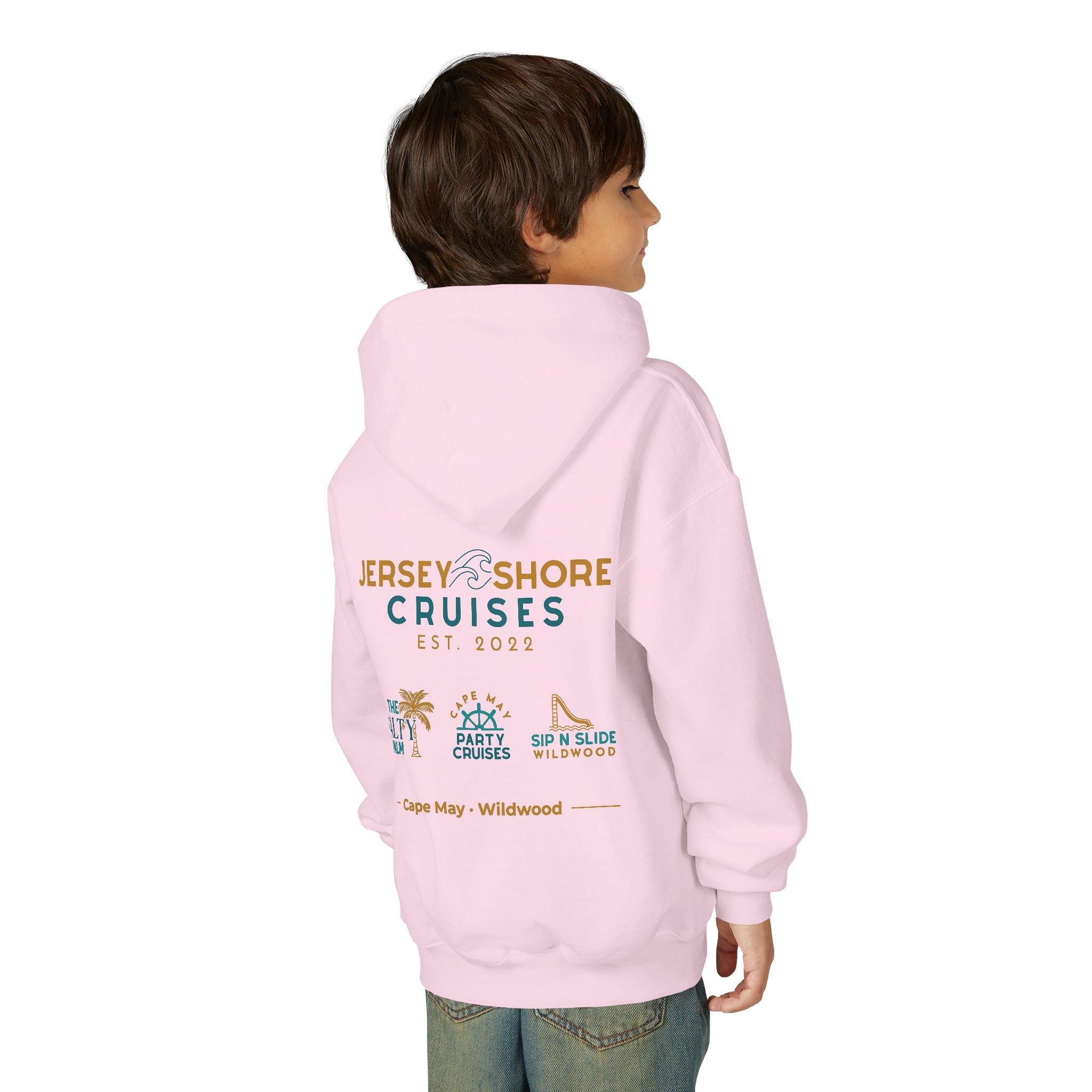 Youth Hoodie — Jersey Shore Cruises Logo Pullover (EST. 2022)
