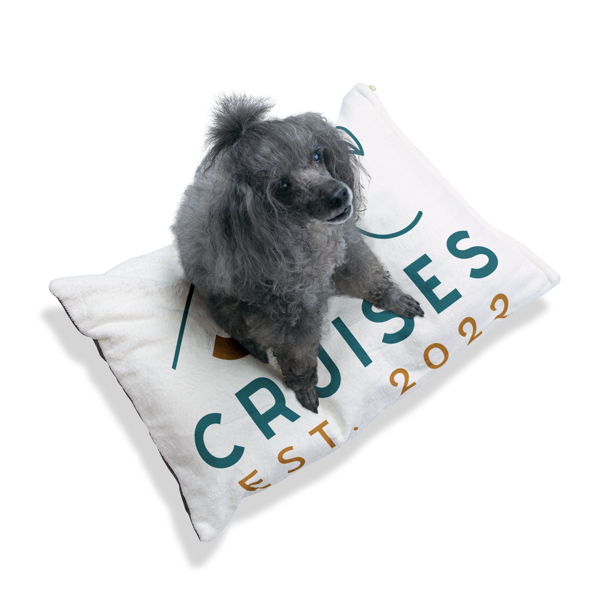 JS Cruises Pet Bed — Plush Dog & Cat Pillow