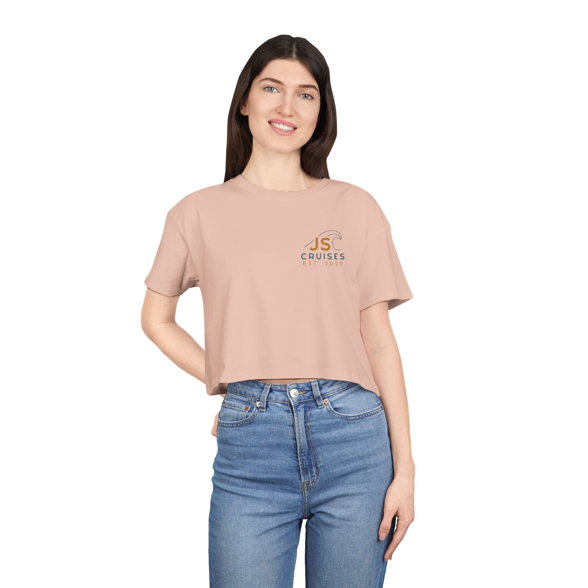 Jersey Shore Cruises Crop Tee