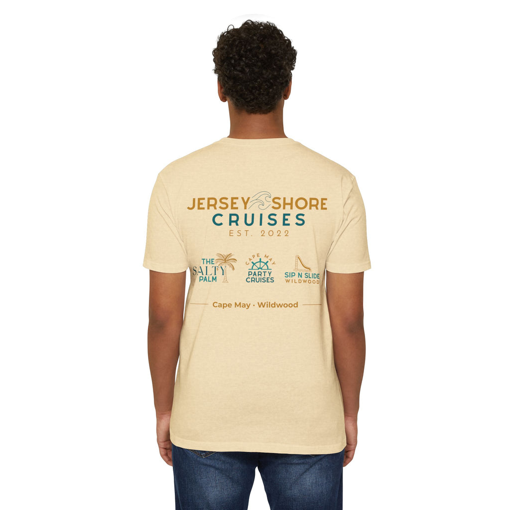 Jersey Shore Cruises T-Shirt — Cape May & Wildwood Beach Souvenir