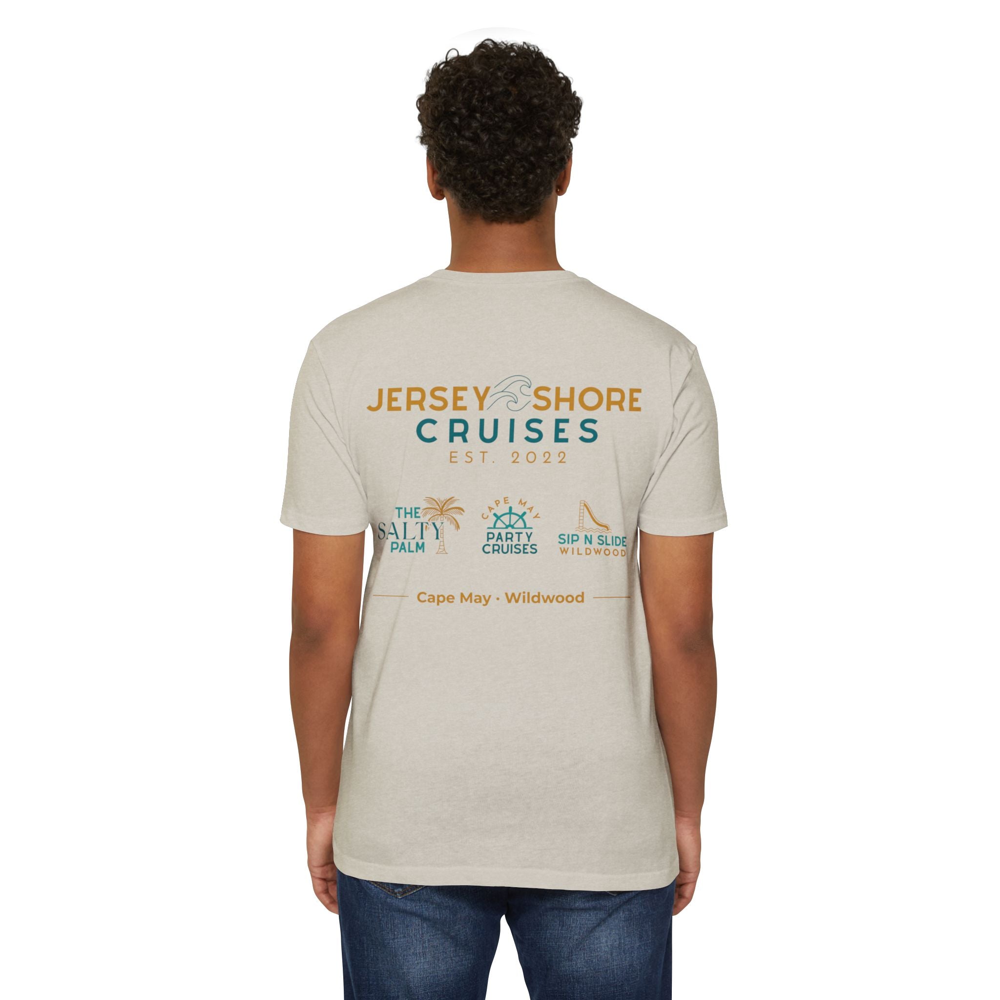 Jersey Shore Cruises T-Shirt — Cape May & Wildwood Beach Souvenir
