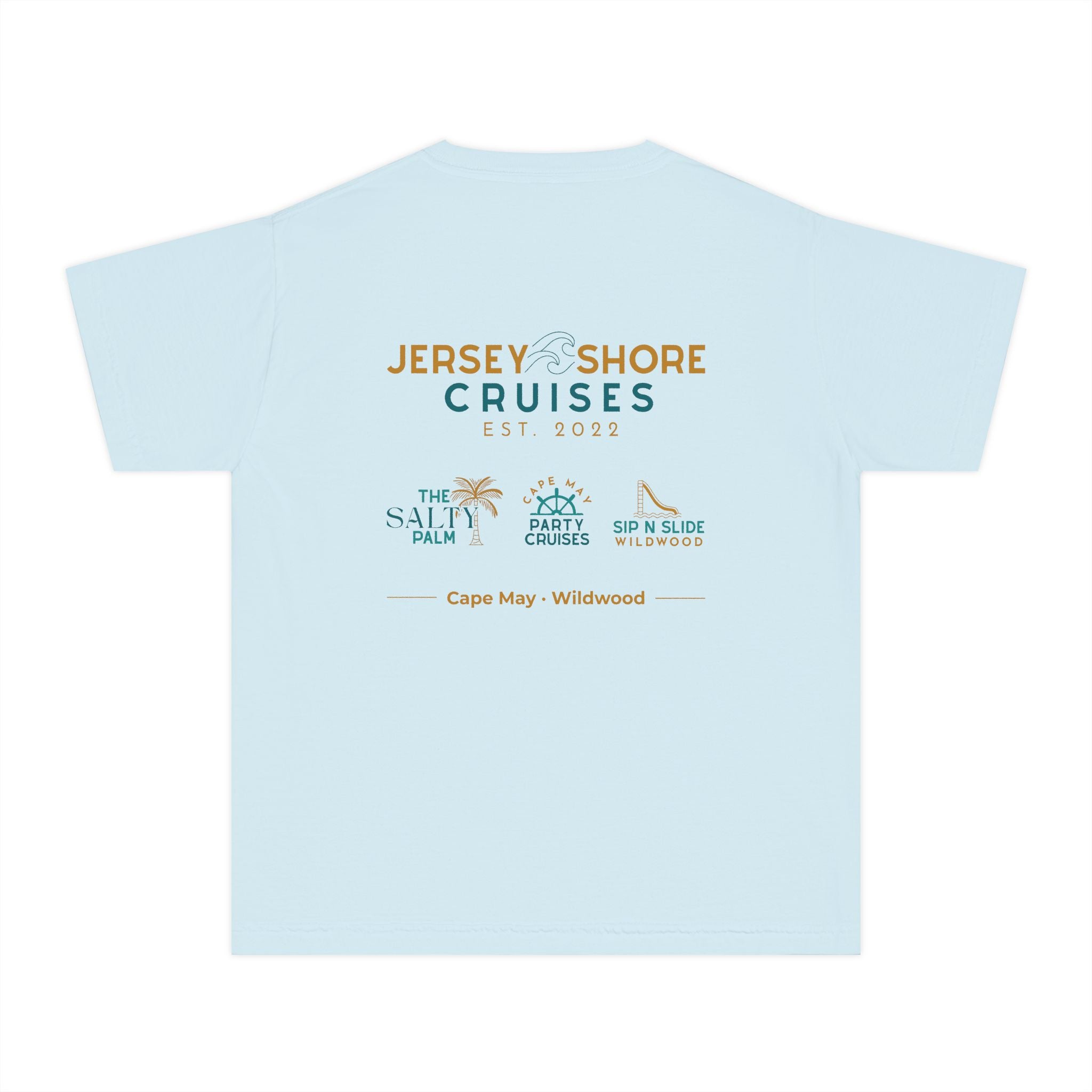 Youth Tee — Jersey Shore Cruises "EST 2022" Sunshine Club Shirt