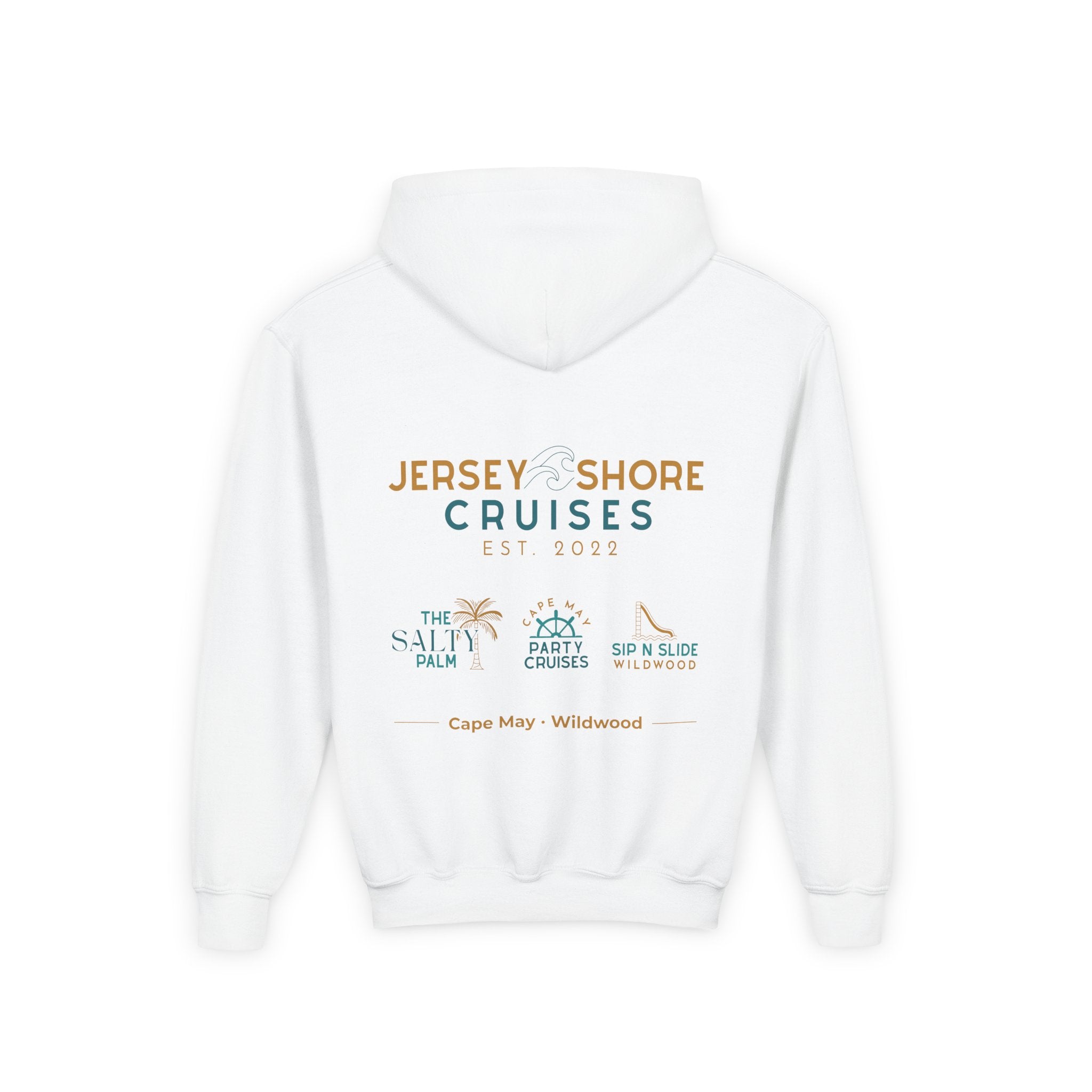 Youth Hoodie — Jersey Shore Cruises Logo Pullover (EST. 2022)