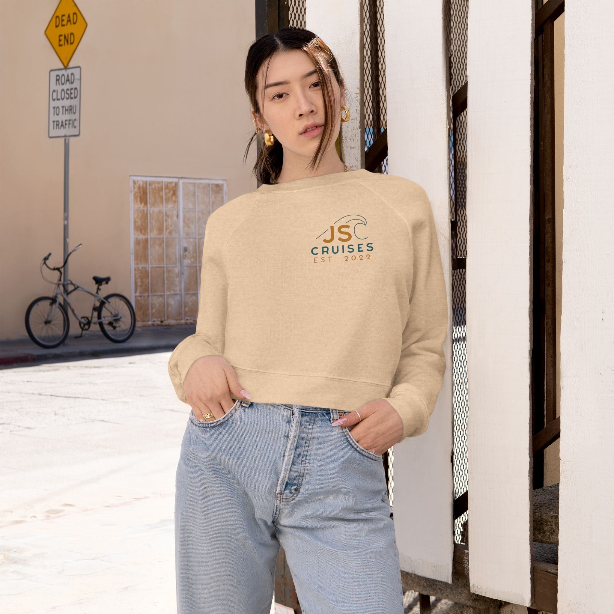 Jersey Shore Cruises Coastal Cropped Pullover