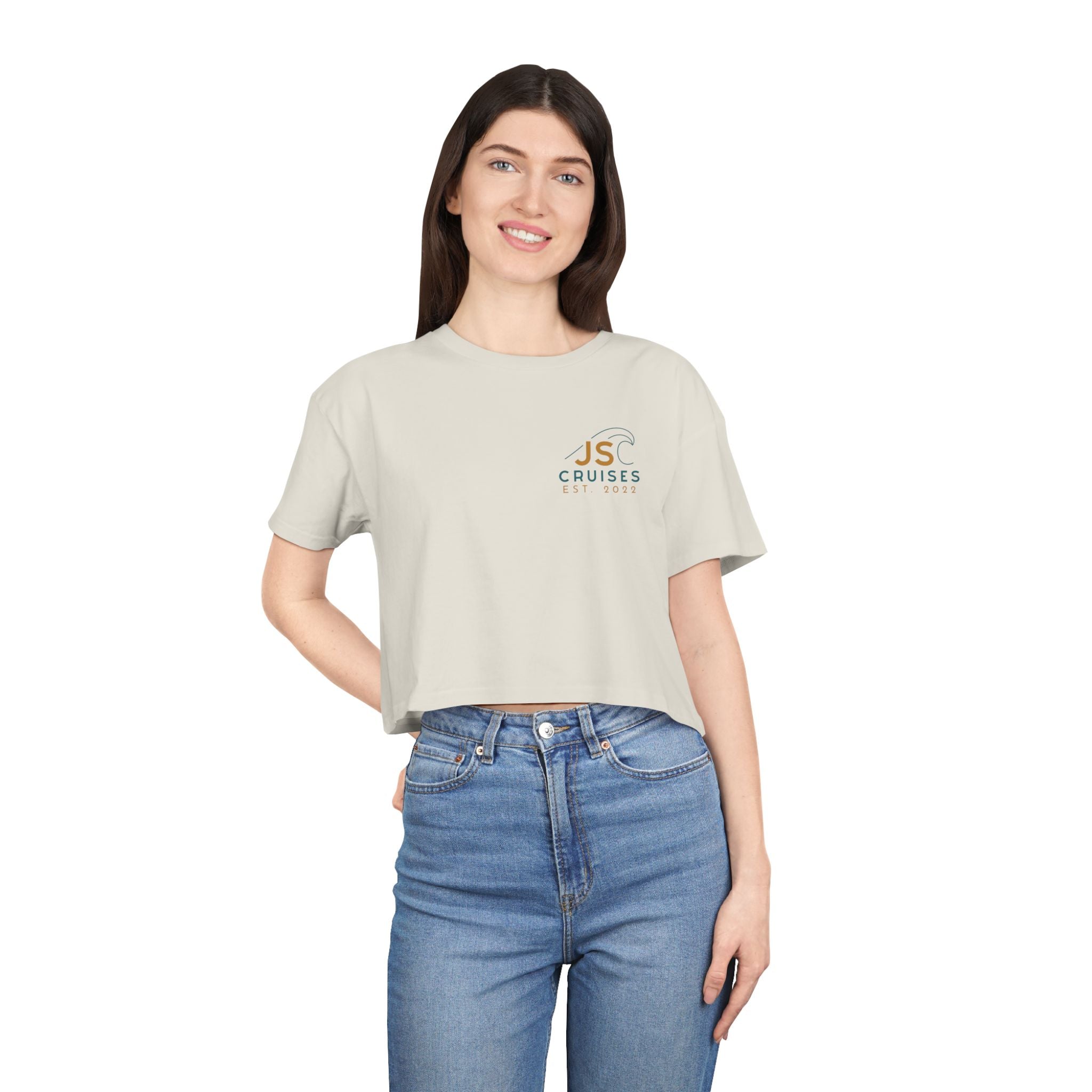 Jersey Shore Cruises Crop Tee