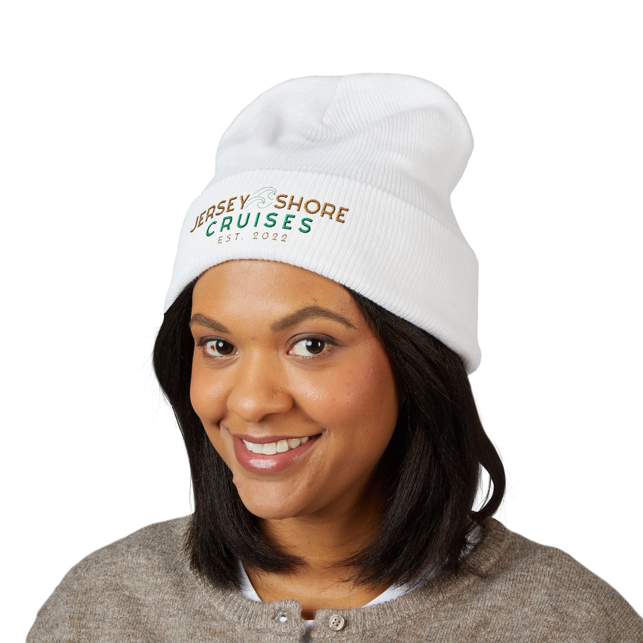 Jersey Shore Cruises Embroidered Cuffed Beanie