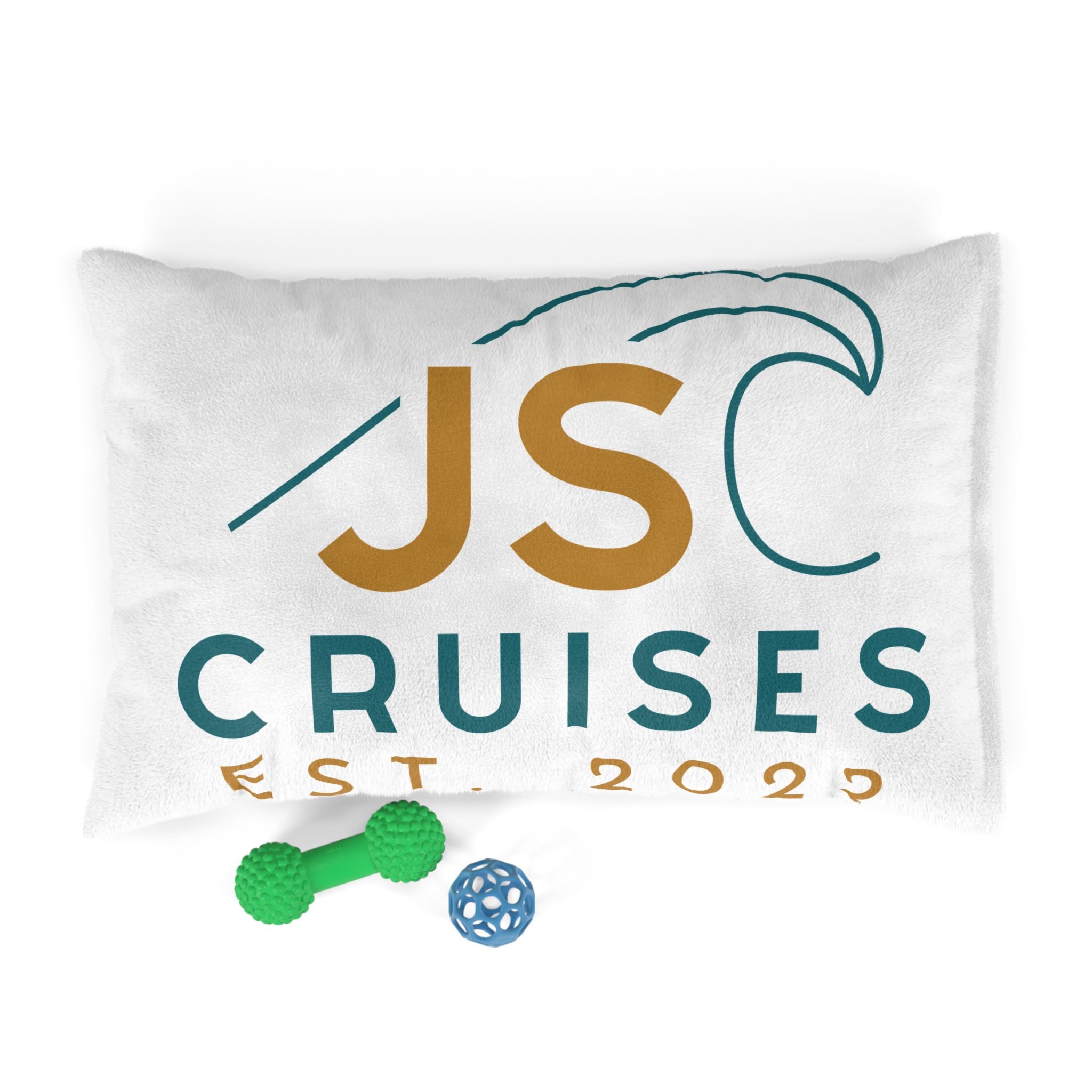 JS Cruises Pet Bed — Plush Dog & Cat Pillow