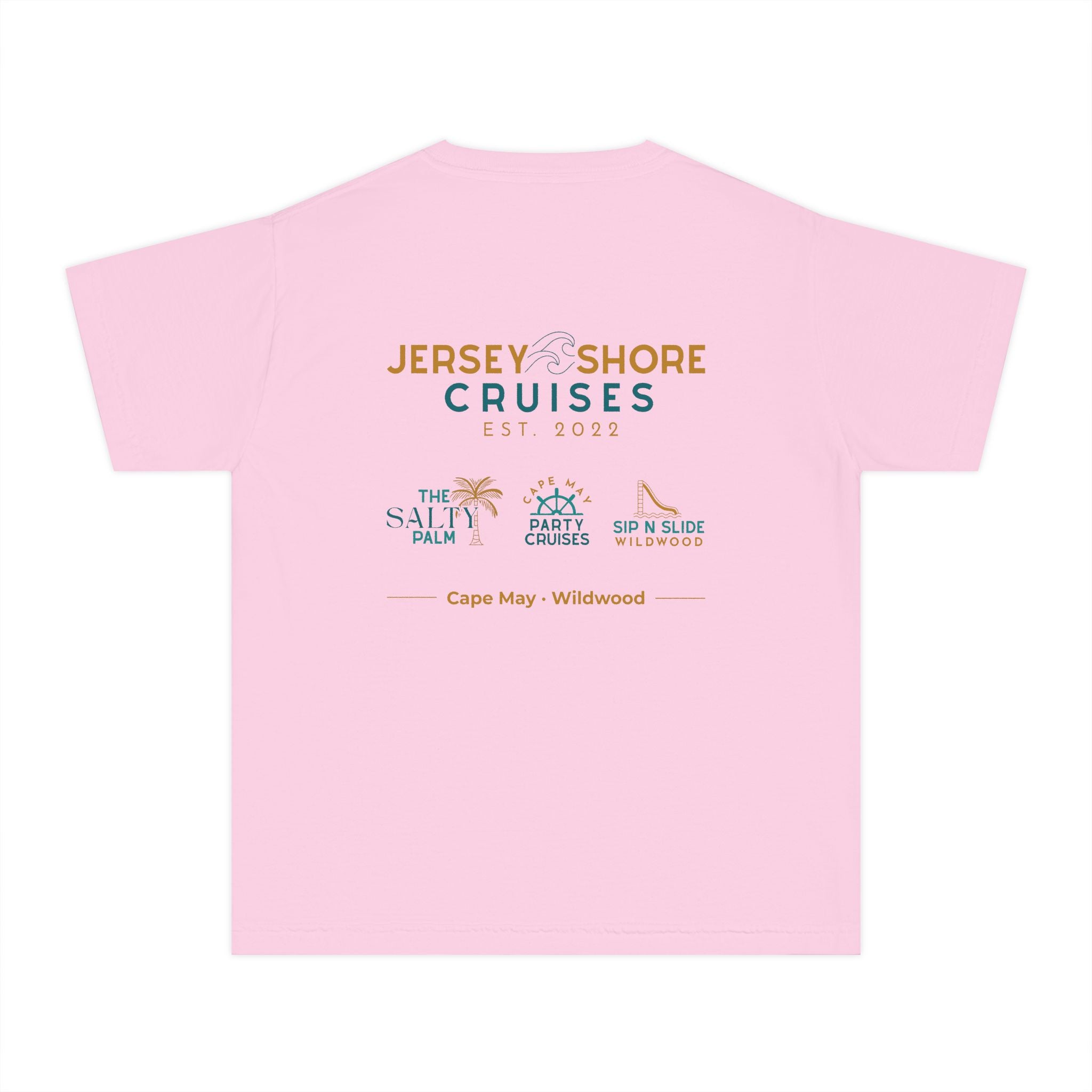 Youth Tee — Jersey Shore Cruises "EST 2022" Sunshine Club Shirt